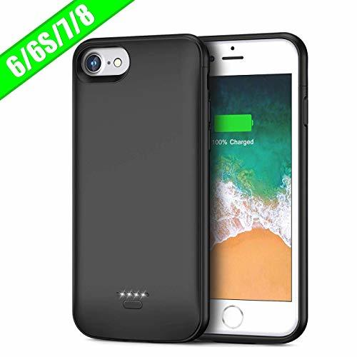 Electrónica FLYLINKTECH Funda Bateria para iPhone 6/6s/7/8, 6000mAh Batería Cargador Externa para iPhone