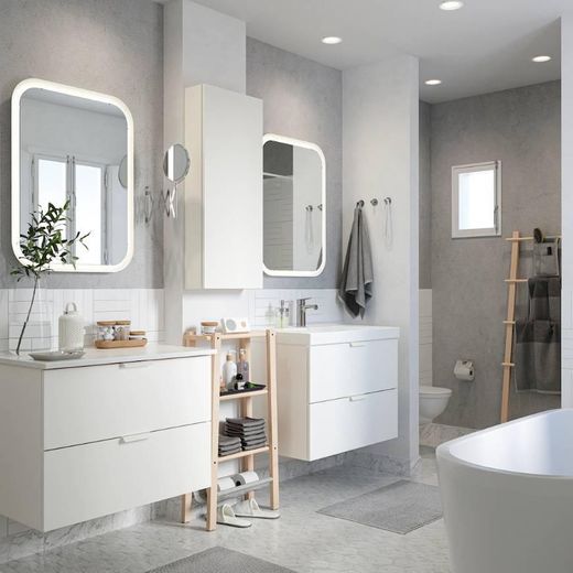 Uma casa de banho elegante e serena - IKEA
