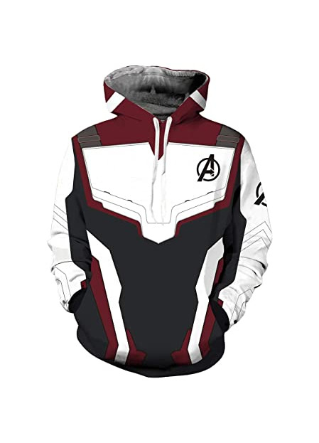 Product OLIPHEE Sudaderas con Capucha Avengers Cosplay 3D Impresión 