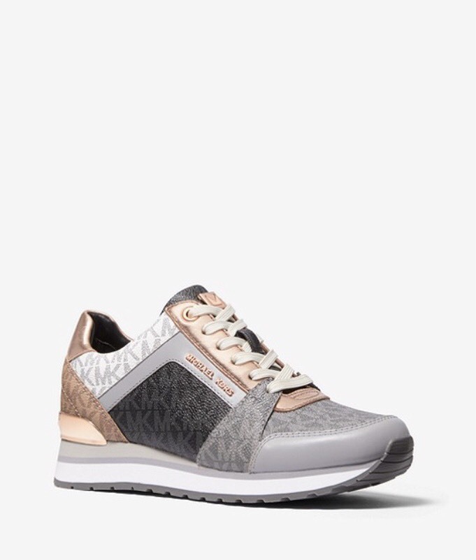 Social Billie color-block logo treiner