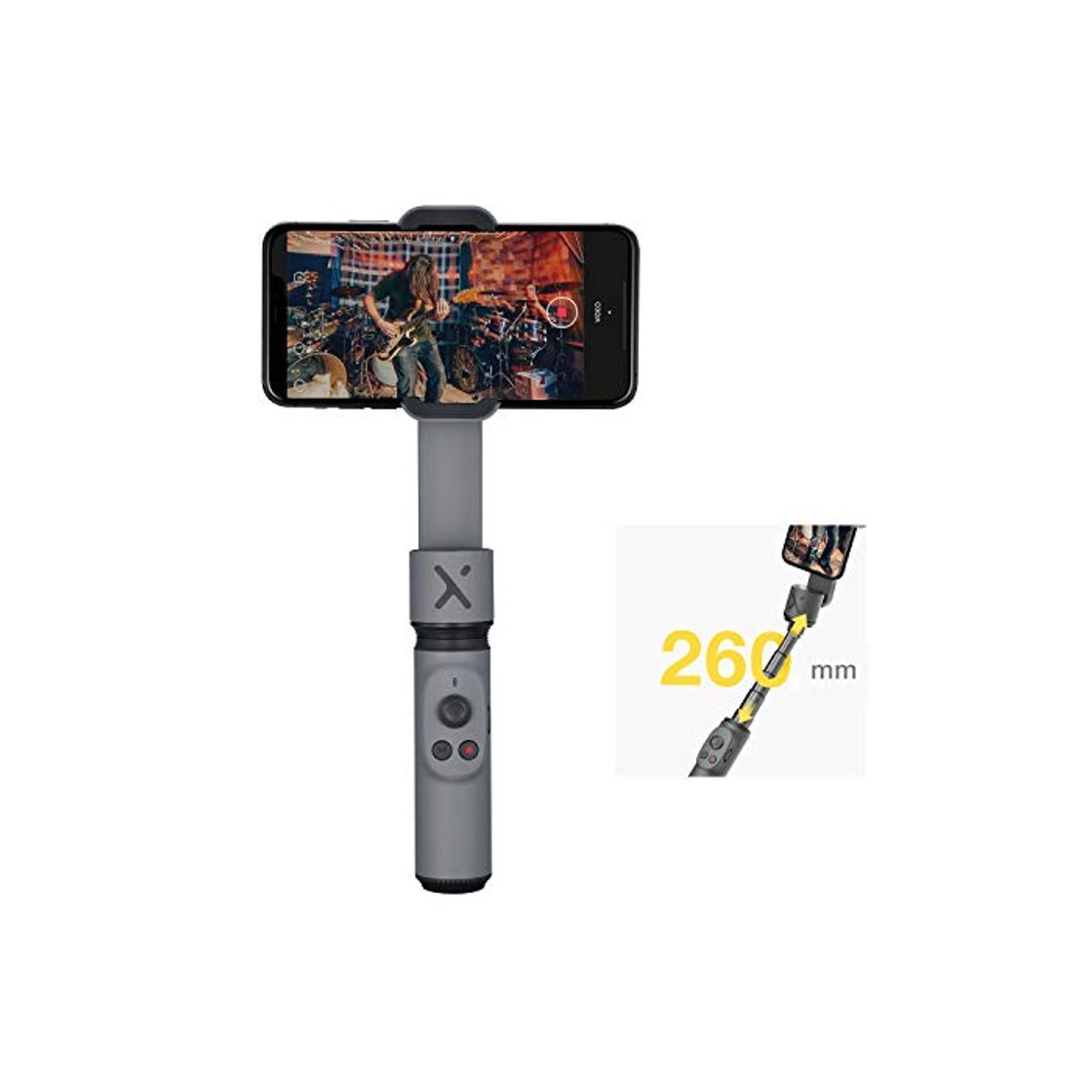 Product ZHIYUN Smooth-X [Offiziell] Faltbarer Smartphone Gimbal Stabilisator Selfie Stick Vlog Youtuber