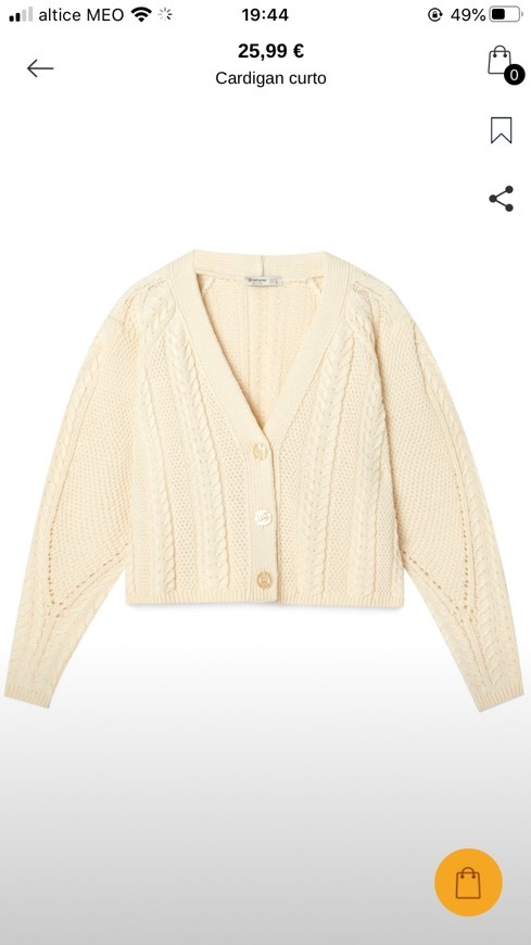 Fashion Cardigan curto