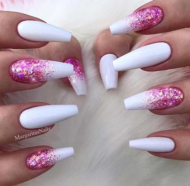 Moda Chic white acrylic 