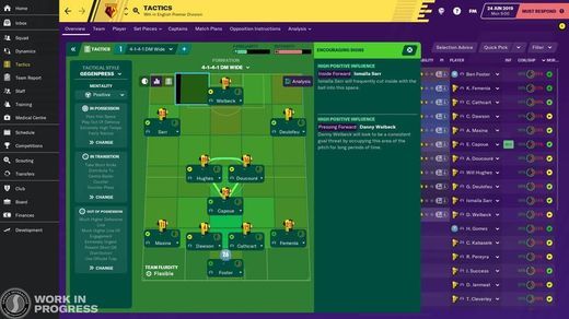 Moda Football Manager 2020