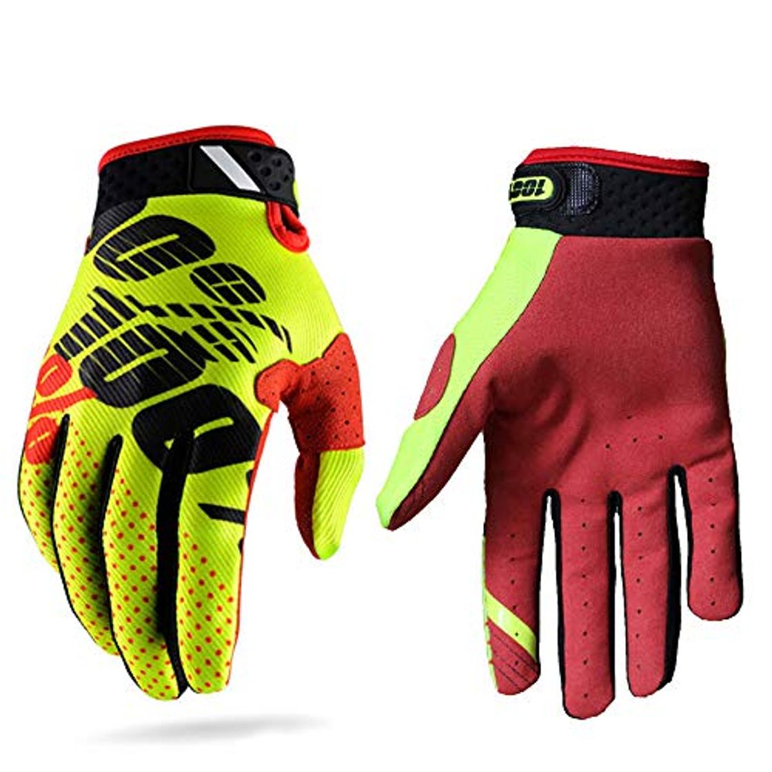 Social Guantes de carreras de motocross para hombres y mujeres; guantes deportivos con