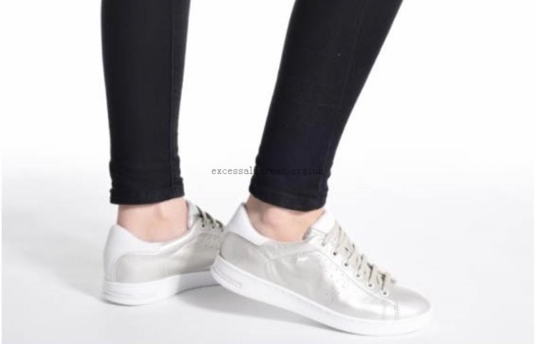 White Geox trainers 
