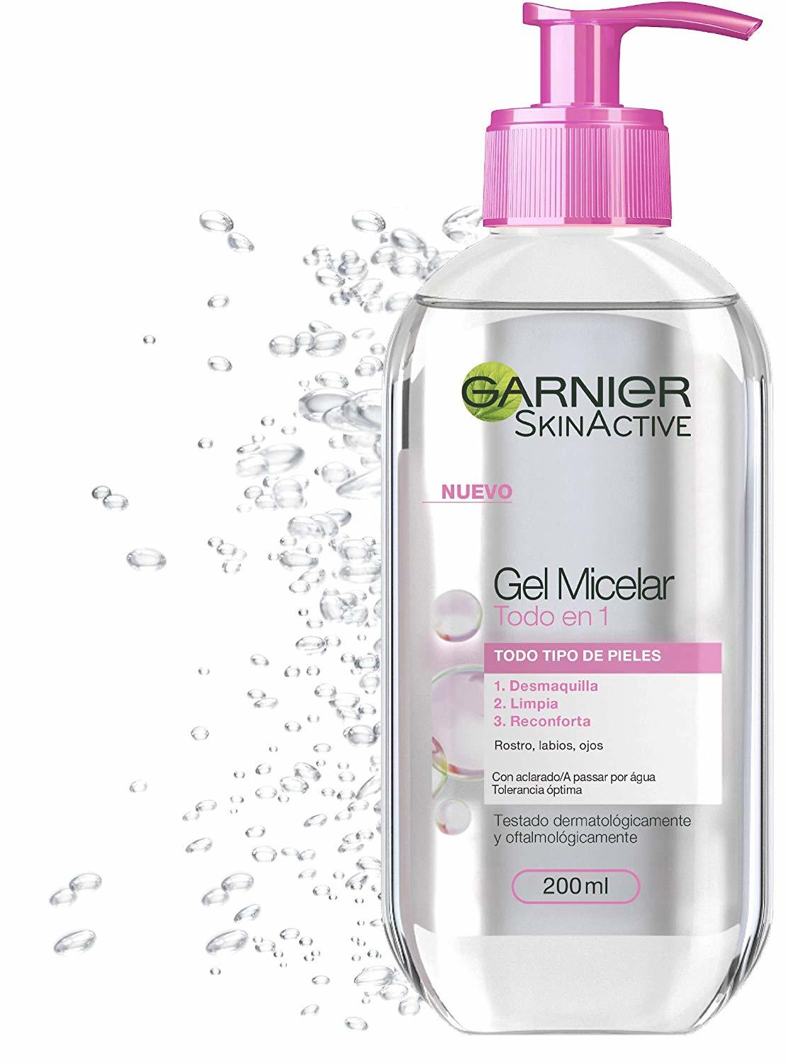 Belleza Garnier Skin Active Gel Micelar Desmaquillante para Pieles Normales