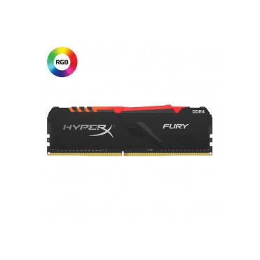 Memória RAM HyperX Fury DDR4 RGB 8GB DDR4-2666MHz CL16 Preta