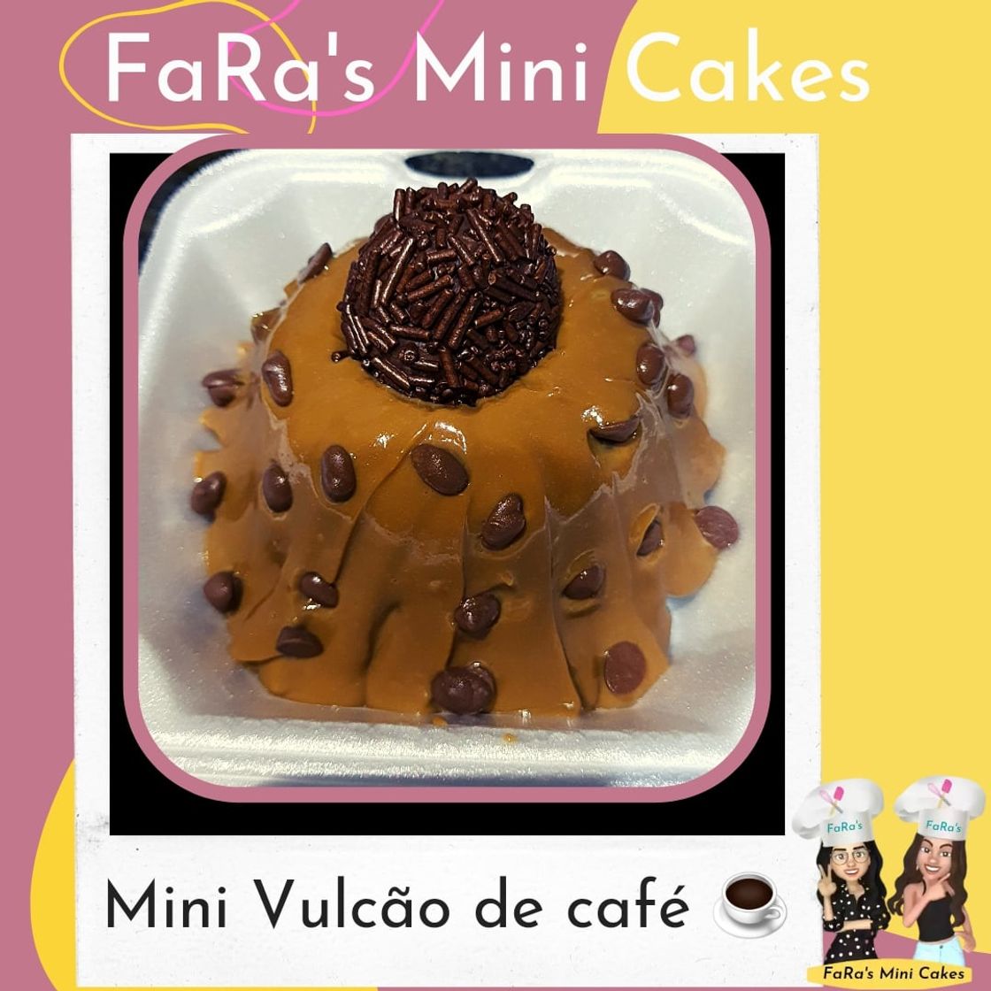 Restaurantes Bolo mini vulcão de café 