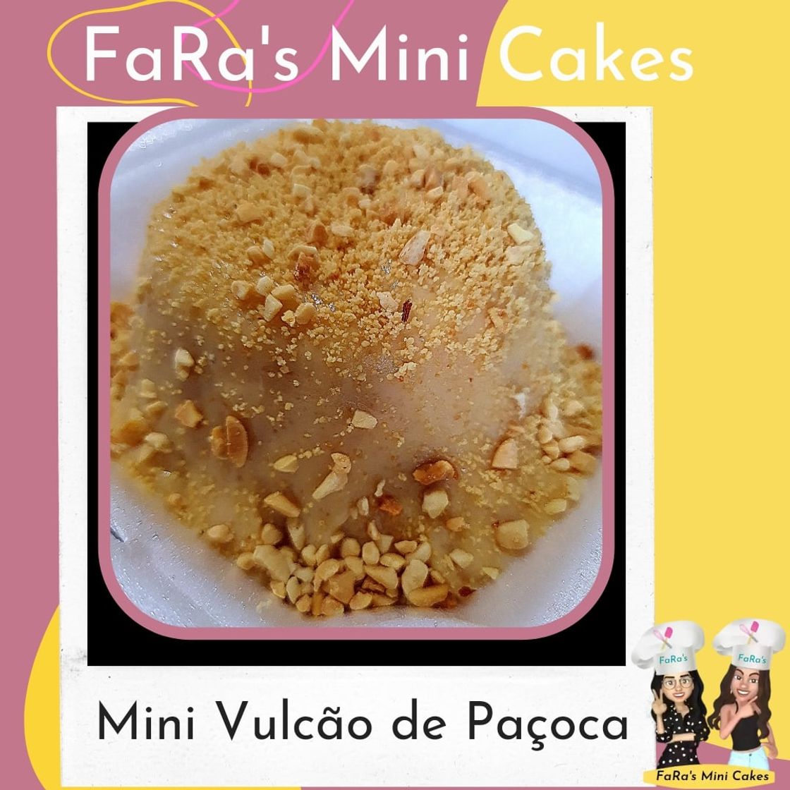 Restaurantes Bolo mini vulcão de Paçoca 