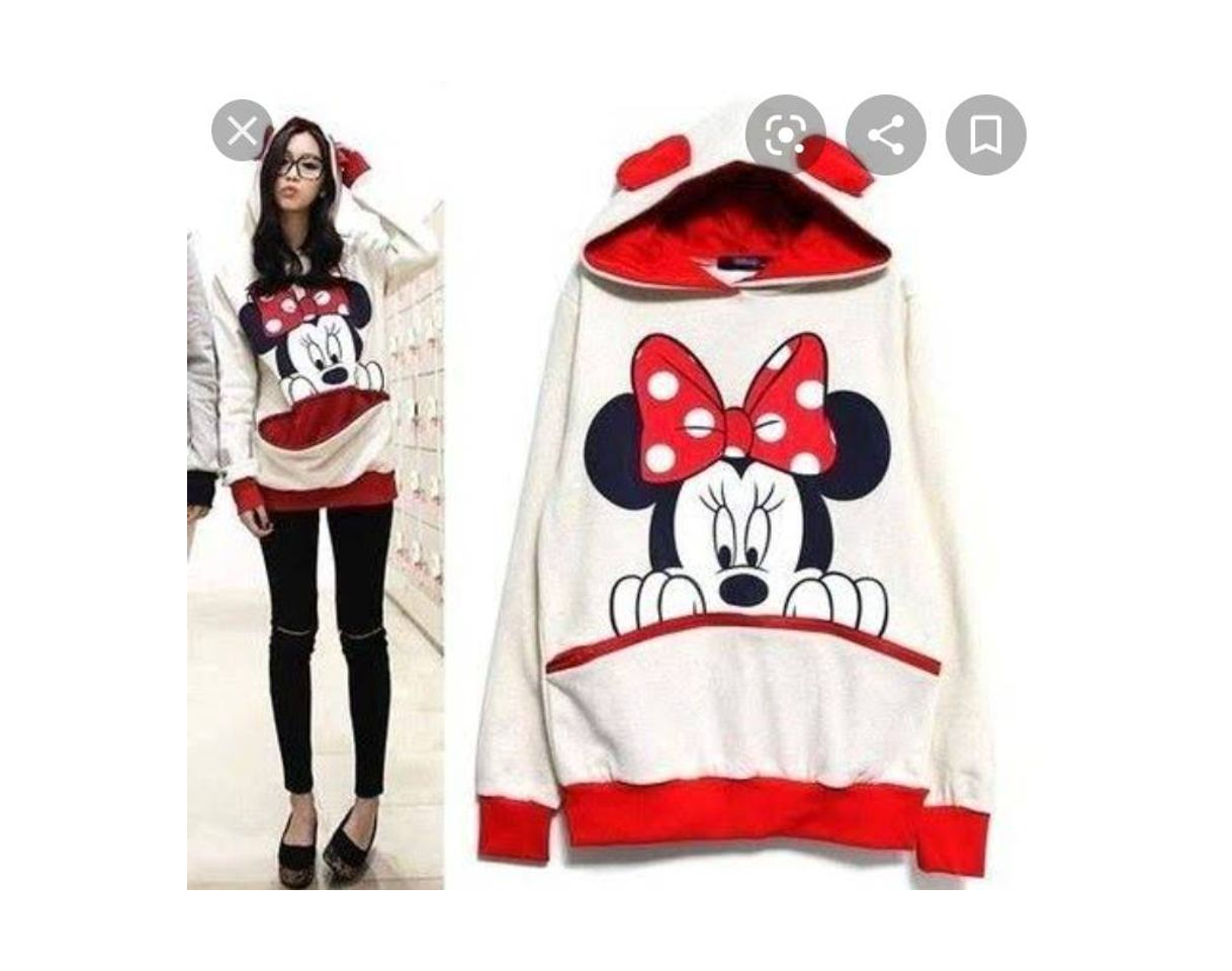 Fashion Moletom Minnie 