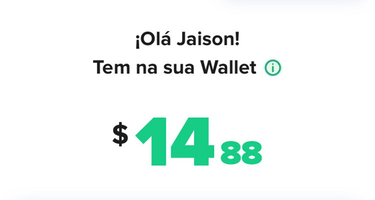 Fashion mais um dia de cash na wallet