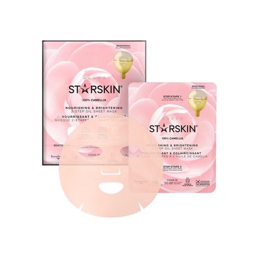 STARSKIN 100% Camellia 2-Step Oil Sheet Mask
