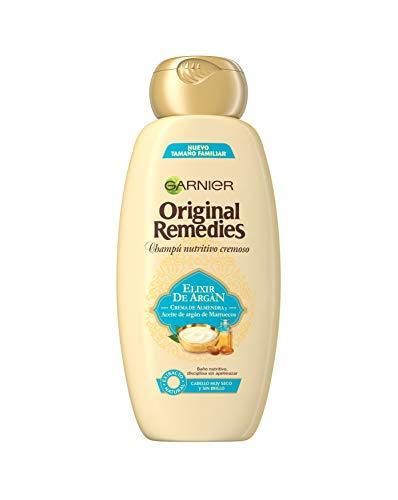 Garnier Original Remedies Elixir de Argán Champú nutritivo cremoso sin silicona para