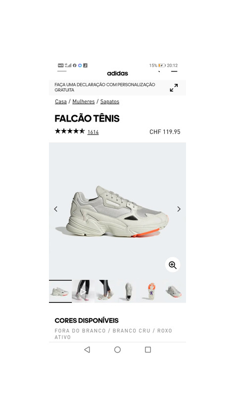 Producto Falcão ténis 👟