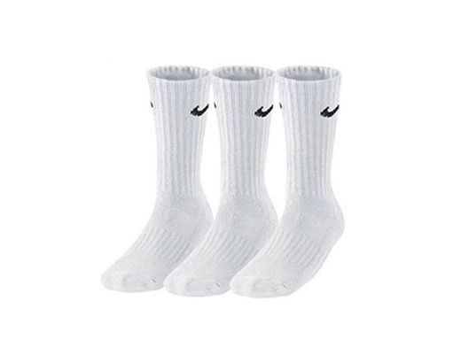 Nike 3Ppk Value Cotton Crew - Calcetines unisex