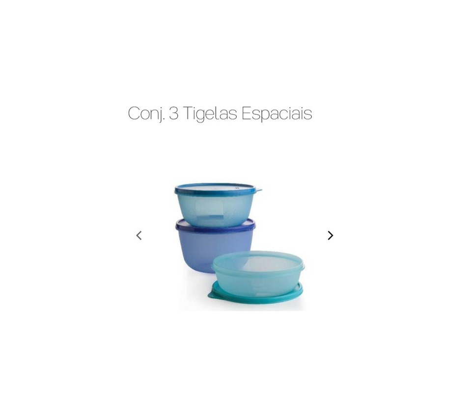 Producto Conjunto de 3 tigelas Tupperware