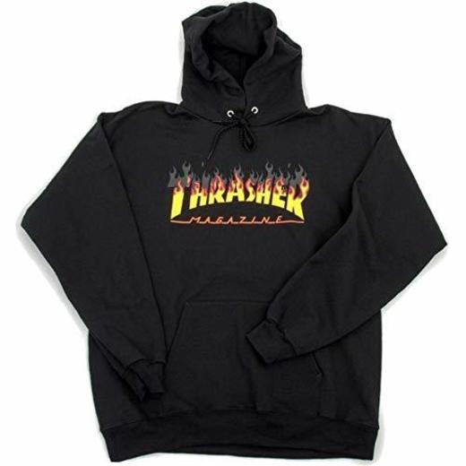 Sudadera capucha Thrasher Bbq Negro S