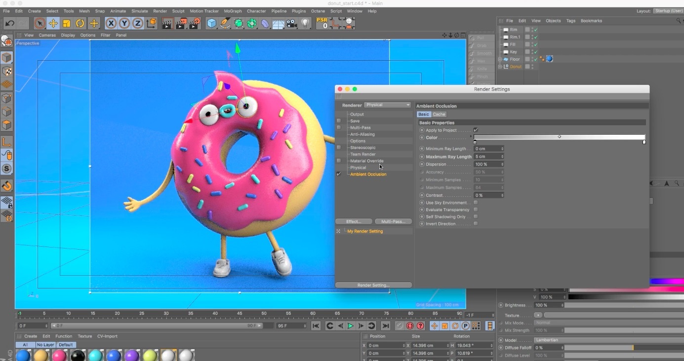 Moda Cinema 4D