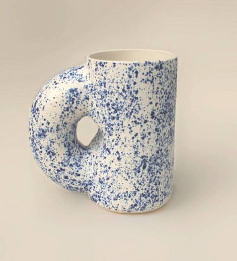 Blue Speckle Chub Mug by Erin Smith

