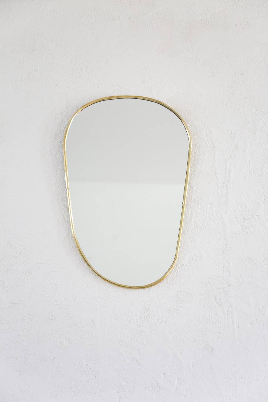 Fashion Brass Curve Mirror