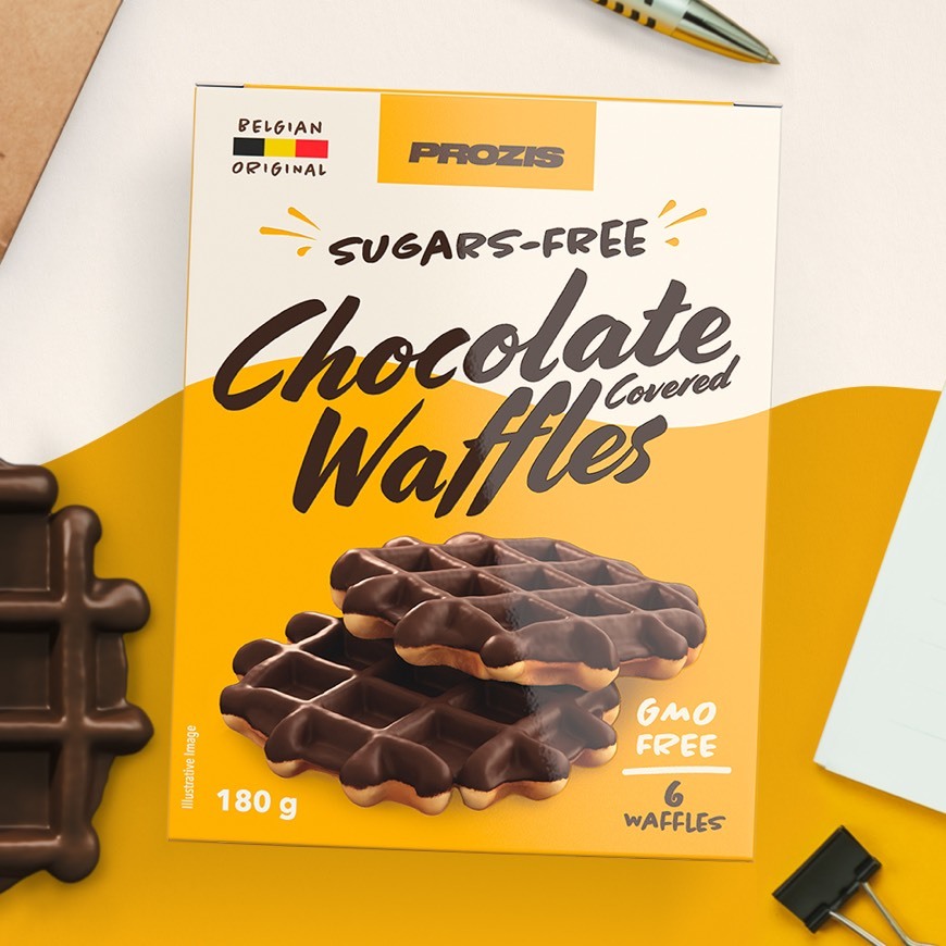 Product 🧇 Waffles cobertos c/ chocolate SEM açúcares 