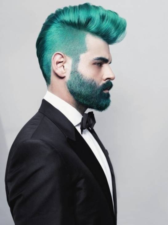 Moda CABELO VERDE-ÁGUA