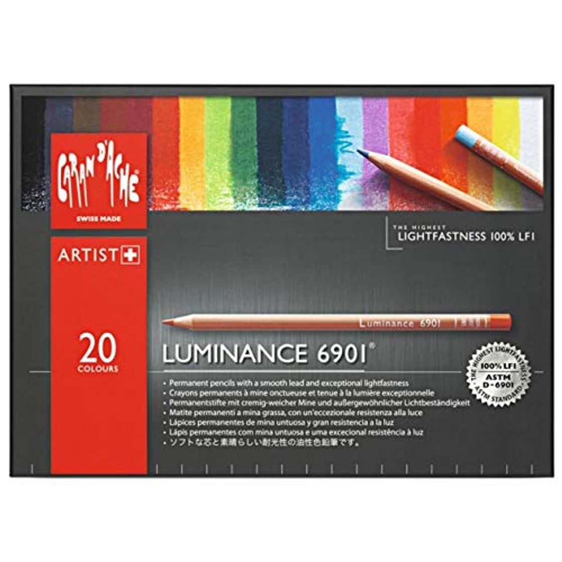 Lugares Caran d-Ache Luminance 6901 Multi 20pieza(s) laápiz de color - Lápiz de