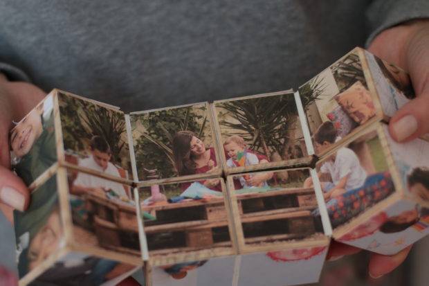 Social Cubo de Fotografias para o Dia do Pai - Pumpkin.pt