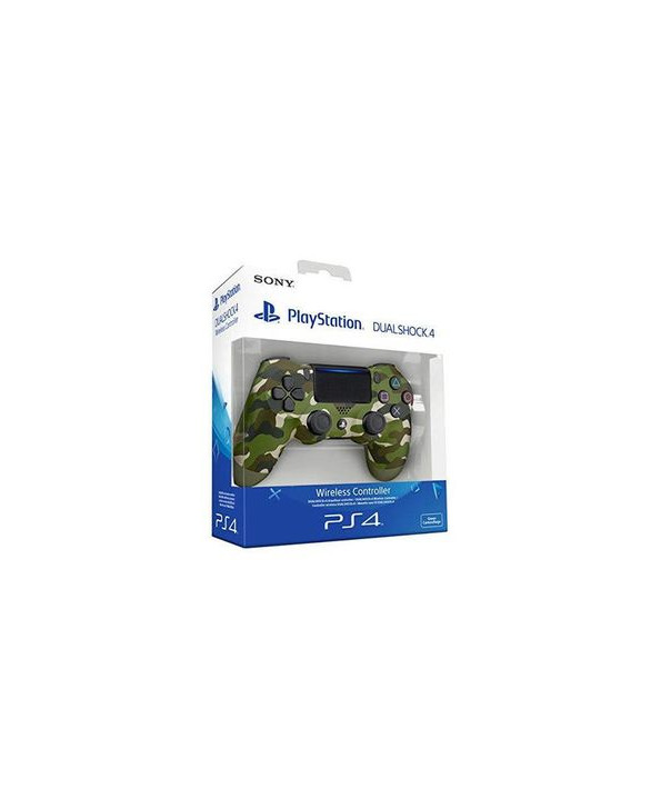 Social Sony - Dualshock 4 V2 Mando Inalámbrico, Color Verde Camuflaje
