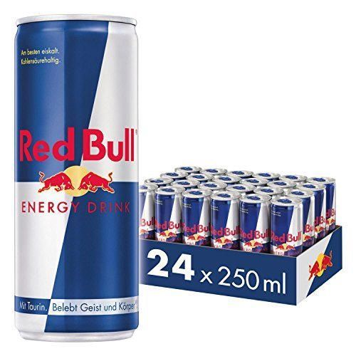 Social Red Bull Bebida Energética - Paquete de 24 x 250 ml -