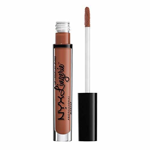 Beauty NYX Professional Makeup Pintalabios Lip Lingerie Liquid Lipstick, Acabado cremoso y mate,