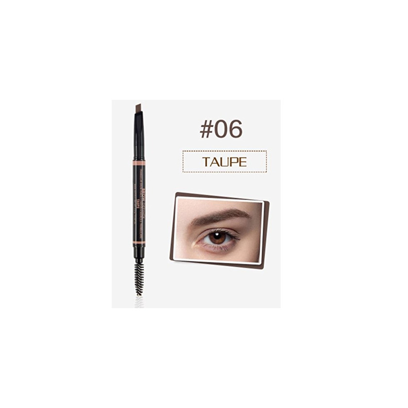 Product O.TWO. O 6037 serie impermeable cejas lápiz automático damas frente ojo definidor cejas cepillos herramientas 6 colores paquete de 1