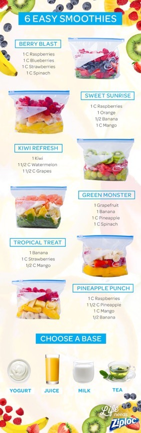 6 easy smoothies 