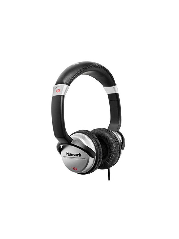 Electrónica Numark HF125 - Auriculares de DJ Profesionales Ultraportátiles con Cable de 1