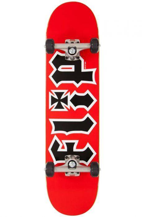 Fashion STREET SKATE FLIP HKD RED 7.75" RED

