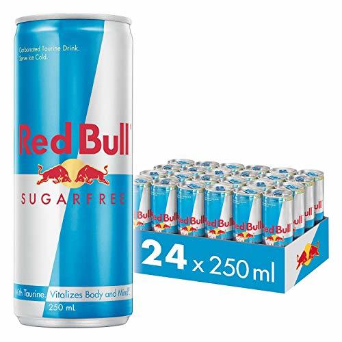 Social Red Bull Sugarfree, Bebida energética - 24 de 250 ml.