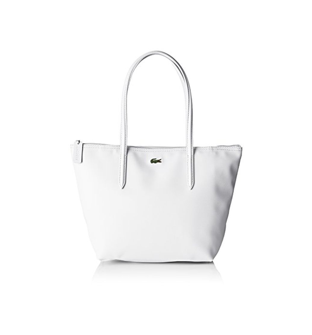 Fashion Lacoste Nf2037po L.12.12 Concept, Bolso Bandolera para Mujer, Blanco