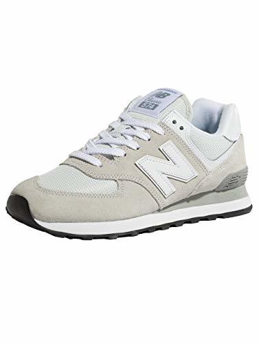 Moda New Balance 574 Mujer Zapatillas Blanco