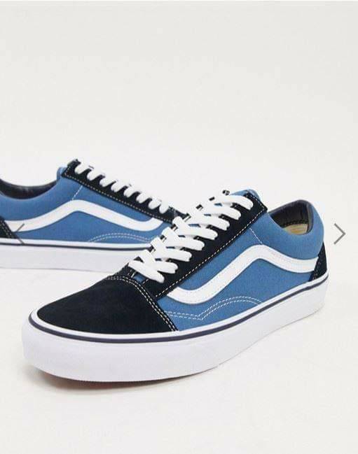 Fashion Vans Old Skool Trainers in Blue