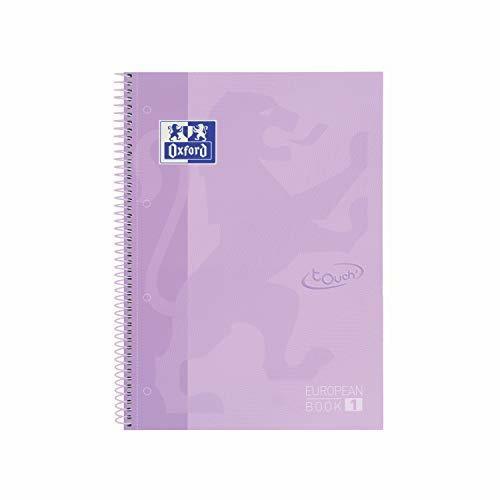 Social Oxford Cuaderno Microperforado Touch 80 hojas color Malva Pastel