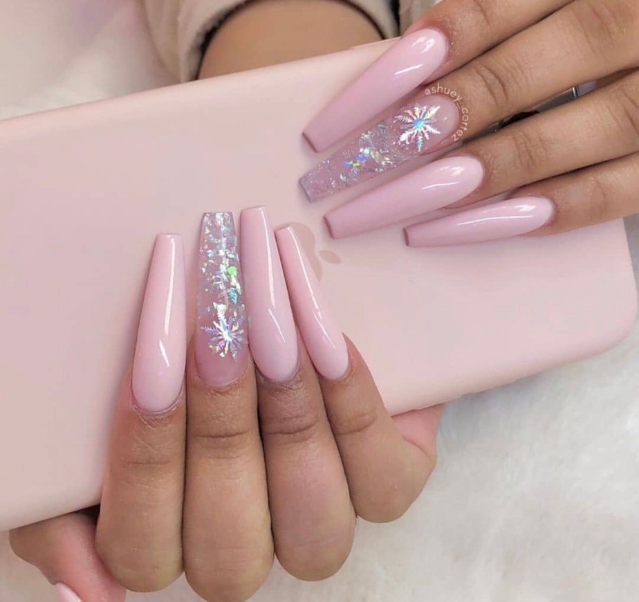 Fashion pink nails 💓