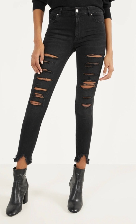 Products Jeans Skinny Low Waist com rasgões