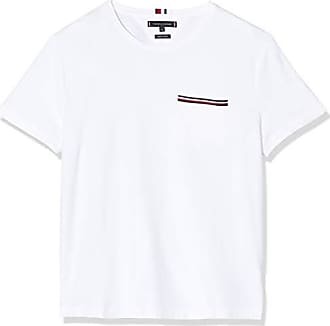 Social Tommy Hilfiger Core Stretch Slim Cneck tee Camiseta, Blanco