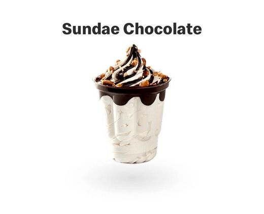 Sundae chocolate MacDonalds