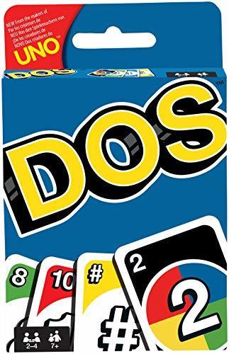 Producto Mattel Games DOS, juego de cartas de UNO