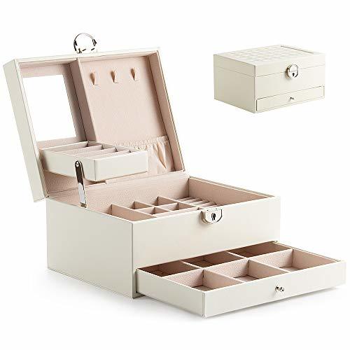 Product Caja Joyero con Espejo Caja para joyas joyero caja de joyas organizador