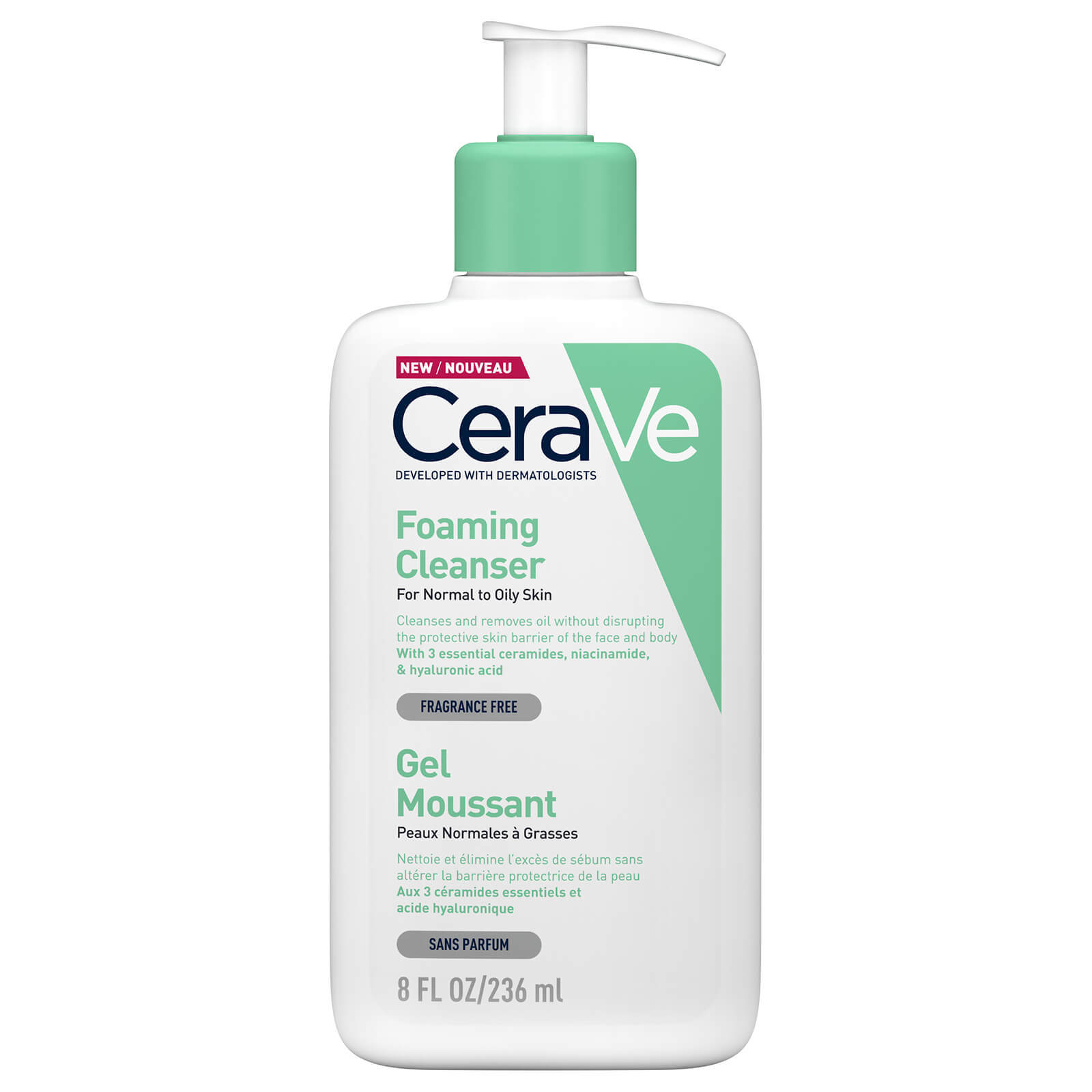 Producto CeraVe Foaming Cleanser