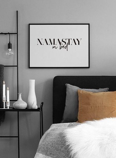 DESENIO NAMASTAY IN BED POSTER