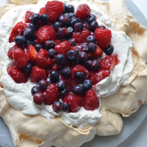 Producto Pavlova de Frutos Vermelhos